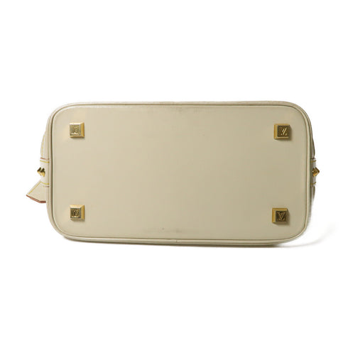 LOUIS VUITTON LV GHW Lockit PM Handbag Suhali Leather M91887 Beige