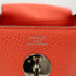 HERMES SHW Lindy 26 2 Way Shoulder Bag Handbag Clemence Leather Rouge Pivoine