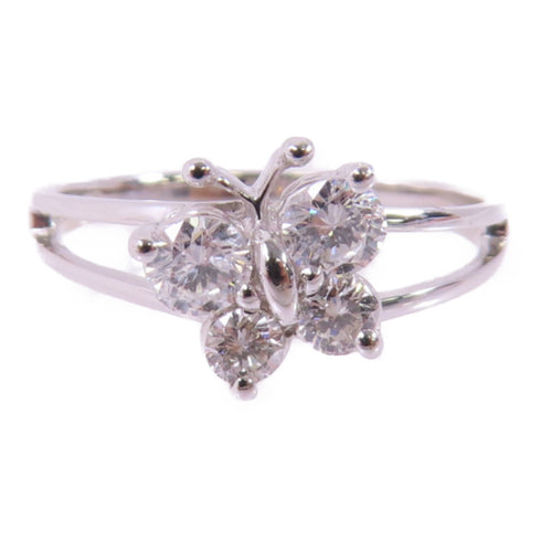 Fine Jewelry 0.47ct Diamond Ring US#6.5 18K White Gold