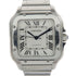 CARTIER Santos De Cartier Automatic Watch WSSA0029 Stainless Steel White
