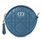 Christian Dior CD SHW Coin Case Purse Calfskin Leather Blue