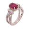 FINE JEWELRY 1.961ct Ruby 0.7ct Diamond Ring PT900 Platinum US#6.25