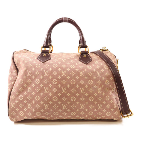 LOUIS VUITTON LV GHW Speedy Bandouliere 30 M56704 Monogram Idylle Red