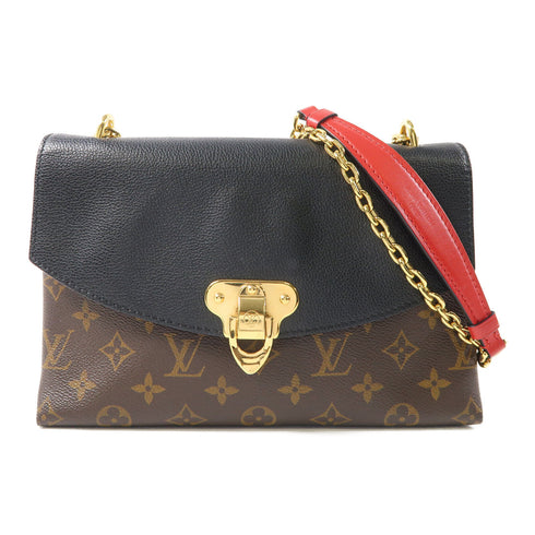 LOUIS VUITTON LV GHW Saint Placide Shoulder Bag M43714 Monogram Black/Brown