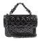 CHANEL CC Mini Flat Chain Hand Shoulder Bag Calfskin Leather