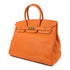 HERMES GHW Birkin 35 Hand Bag Togo Leather