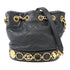 CHANEL Quilted CC GHW Chain Shoulder Bag Lambskin Leather Black v7