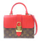 LOUIS VUITTON LV GHW Locky BB 2 Way Bag M44322 Monogram Brown/Red