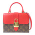 LOUIS VUITTON LV GHW Locky BB 2 Way Bag M44322 Monogram Brown/Red