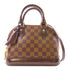 LOUIS VUITTON LV GHW Alma BB 2 Way Shoulder Hand Bag N41221 Damier Ebene Brown v1