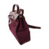 HERMES PHW Herbag PM 2Way Shoulder Hand Bag Canvas Stamp T Prune