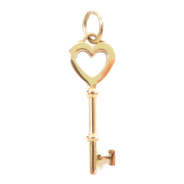 TIFFANY&CO Key Pendant Top 18K Yellow Gold