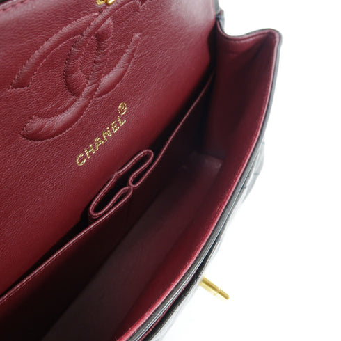 CHANEL Quilted CC GHW Classic 25 Chain Shoulder Bag A01112 Lambskin Black v1