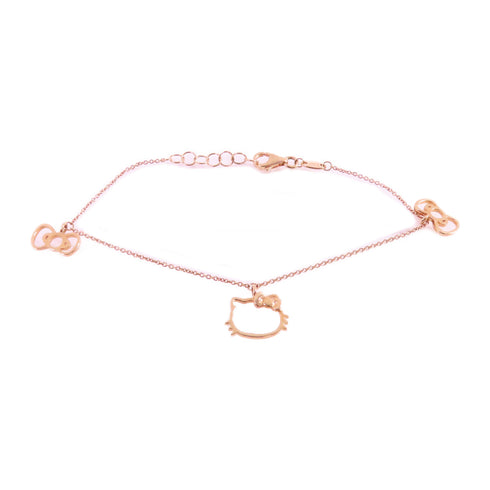 JEWELRY Hello Kitty Bracelet 18K Rose Gold