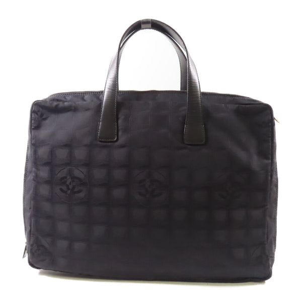 CHANEL CC GHW Handbag Canvas Black