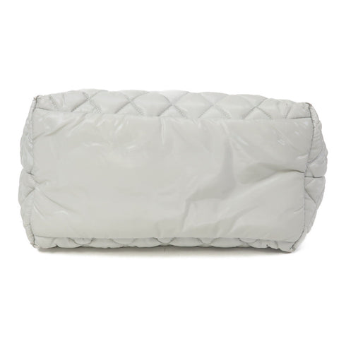 CHANEL CC SHW Coco Cocoon Hand Bag/Tote Bag Nylon Light Green