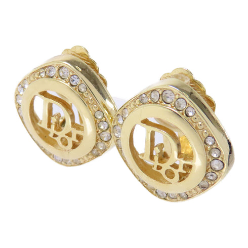 Christian Dior CD Earrings Metal Gold v1