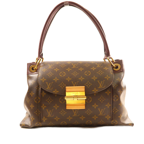LOUIS VUITTON LV GHW Olympe Shoulder Bag Monogram M40579 Brown