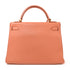 HERMES PHW Kelly 32 2 Way Bag Togo Leather Rose Tea