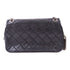 CHANEL CC SHW Chain Shoulder Bag Calfskin Leather Black