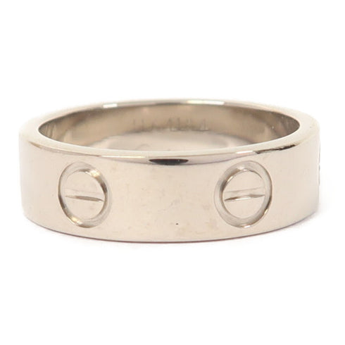 CARTIER Love Ring 18K White Gold US#5.75 #52