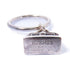 HERMES Amulettes Birkin Ring 925 Sterling Silver US#6