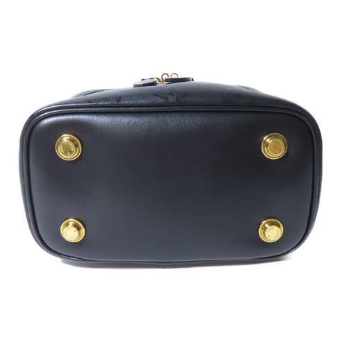 LOUIS VUITTON LV GHW Vanity PM 2Way Chain Shoulder Monogram Ink M57118 Black