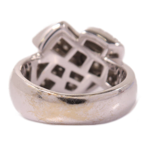 FINE JEWELRY Diamond Ring 18K White Gold US#6 v1