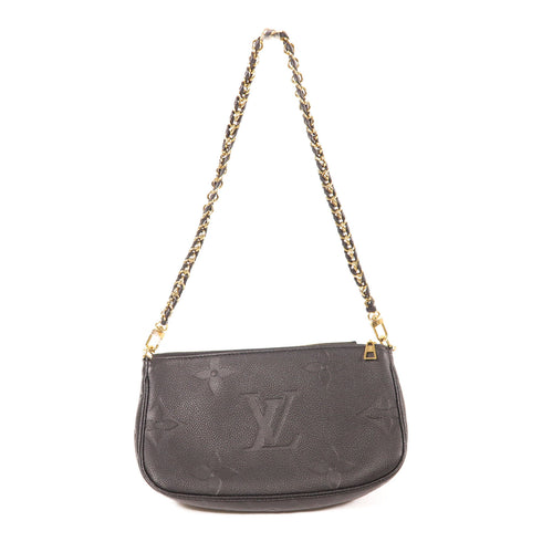 LOUIS VUITTON LV GHW Multi Pochette Accessoires M80399 Monogram Empreinte v1