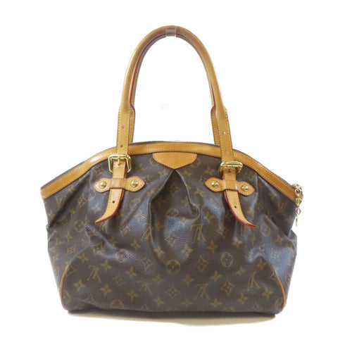 LOUIS VUITTON LV GHW Tivoli GM Shoulder Handbag M40144 Monogram Brown v1