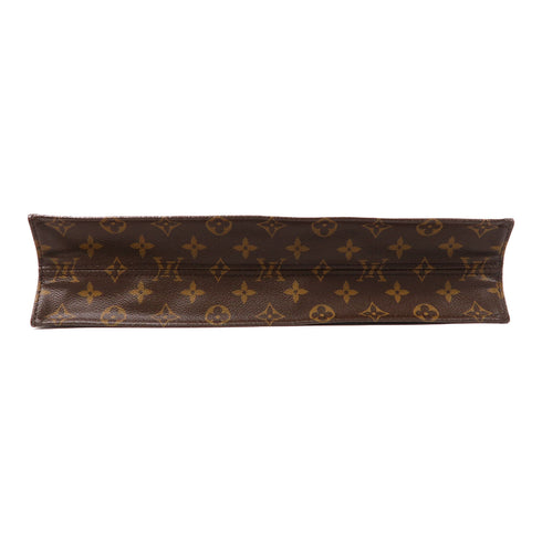 LOUIS VUITTON LV GHW Sac Plat Hand Bag M51140 Monogram Brown