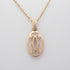 CARTIER Logo Double C Necklace B7219200 Diamond 18K Pink Gold