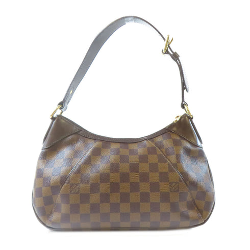 LOUIS VUITTON LV GHW Thames PM Shoulder Bag N48180 Damier Ebene Brown v1