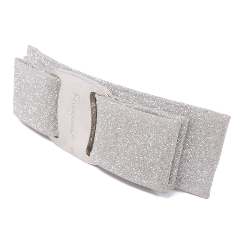 Salvatore Ferragamo Hair Clip Silver Metal