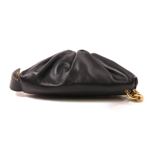 BOTTEGA VENETA BV GHW Waist Bag Lambskin Leather Black