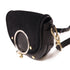 SEE BY CHLOE SHW/GHW Shoulder Bag Handbag Calfskin Leather Black