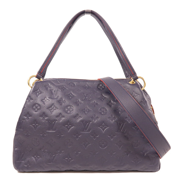 LOUIS VUITTON LV GHW Ponthieu PM 2 Way Bag M43721 Monogram Empreinte Navy