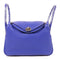 HERMES PHW Lindy 26 2 Way Shoulder Bag Clemence Leather Bleu Electrique