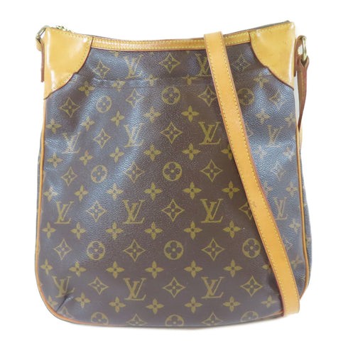 LOUIS VUITTON LV GHW Odeon MM Shoulder Bag M56389 Monogram Brown