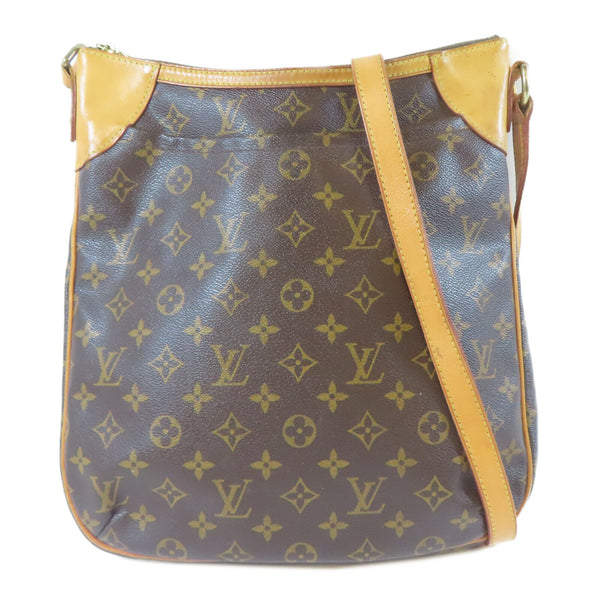 LOUIS VUITTON LV GHW Odeon MM Shoulder Bag M56389 Monogram Brown