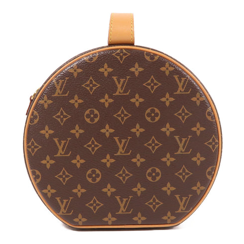 LOUIS VUITTON LV GHW Petite Boite Chapeau 2 Way Bag M43514 Monogram Brown