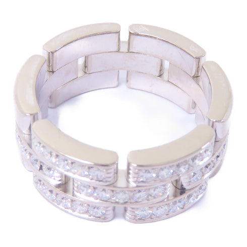 CARTIER Diamond Ring 18K White Gold US#6.5