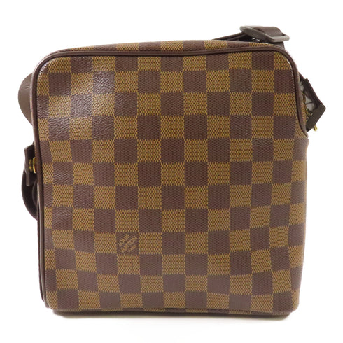 LOUIS VUITTON LV Olaf PM Crossbody Shoulder Bag N41442 Damier Ebene Brown