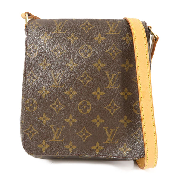 LOUIS VUITTON LV GHW Musette Salsa Shoulder Bag M51258 Monogram Brown v1