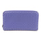 BOTTEGA VENETA BV Zipped Long Wallet Intrecciato Leather Purple