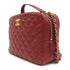 CHANEL Quilted CC GHW 2 Way Shoulder Bag Handbag AS7960 Calfskin Leather Red