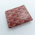 GOYARD Card Case Coated Canvas Red