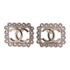 CHANEL CC Earrings Accessories ABB852 Metal PVC Gold Transparent