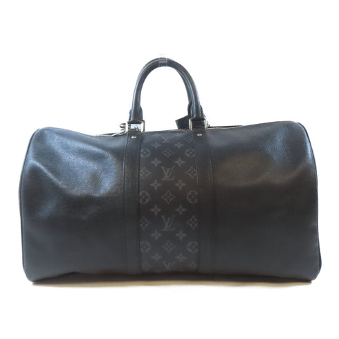 LOUIS VUITTON LV SHW Keepall 50 Bandouliere 2 Way Bag M53763 Taigarama Black