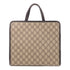GUCCI GG SHW 2 Way Shoulder Bag Coated Canvas Brown